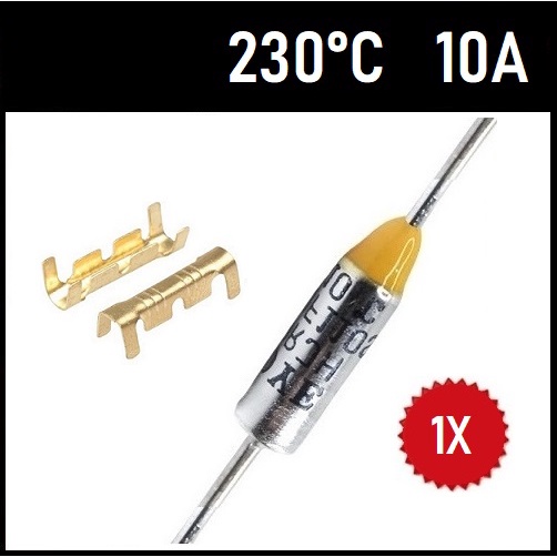 1 Fusível Térmico 10A 230C 230 Graus 250V