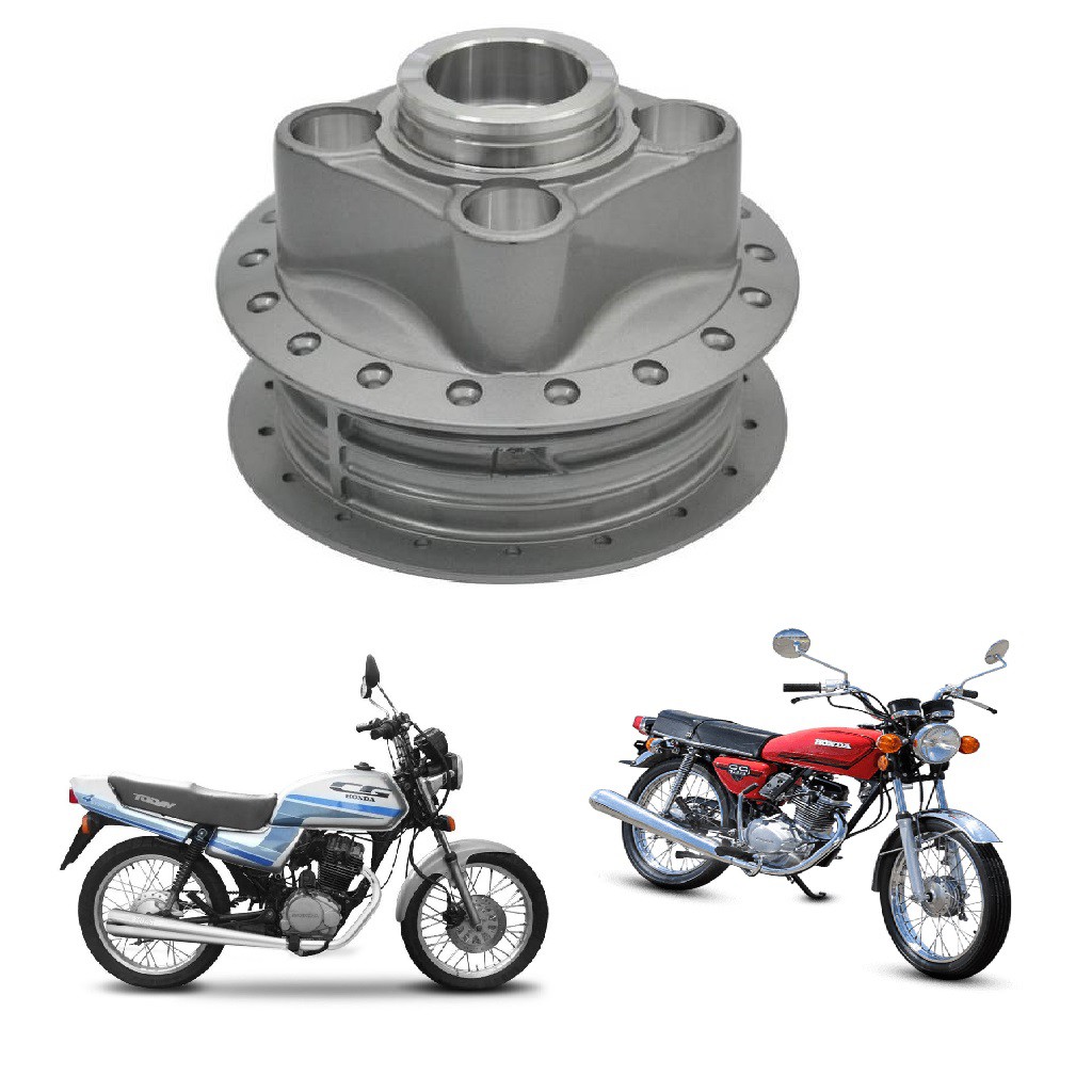 Cubo Da Roda Traseira - Cg 125 Até 99 Today Titan Bolinha / ML 125 / Turuna 125 / Xls 125