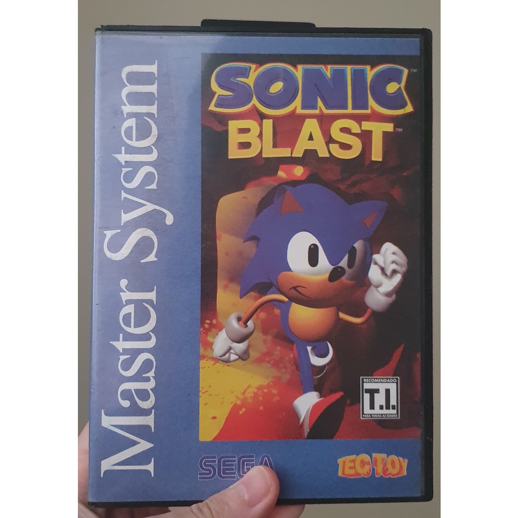 Jogo Sonic Blast Master System (Sega Tec Toy) | Shopee Brasil