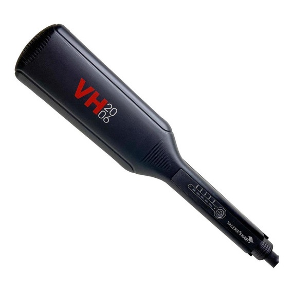Valeries Hair Prancha Chapinha De Cabelo Vh2006 Extra Grande Large Preta bivolt 110v/220v