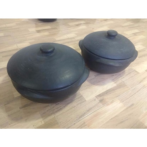 50% Off - 02 Panelas De Barro Capixaba Para Moqueca Ou Peixada - 1 E 4 Litros