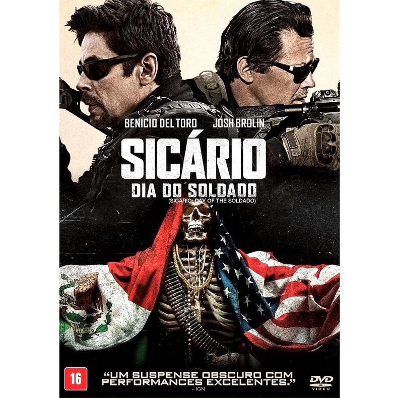 DVD Sicário - O Dia do Soldado - Edição ORIGINAL - Ação / Espionagem / Suspense - Novo Lacrado