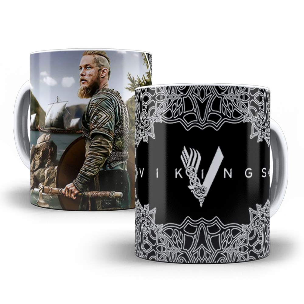 Caneca Vikings Série Ragnar Modelo 2