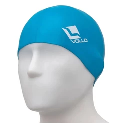 Touca para Natação Adulto Silicone Vollo Azul