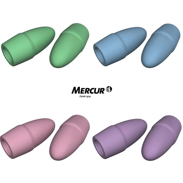 Borracha Ponteira Colorida Mercur em Oferta na Shopee