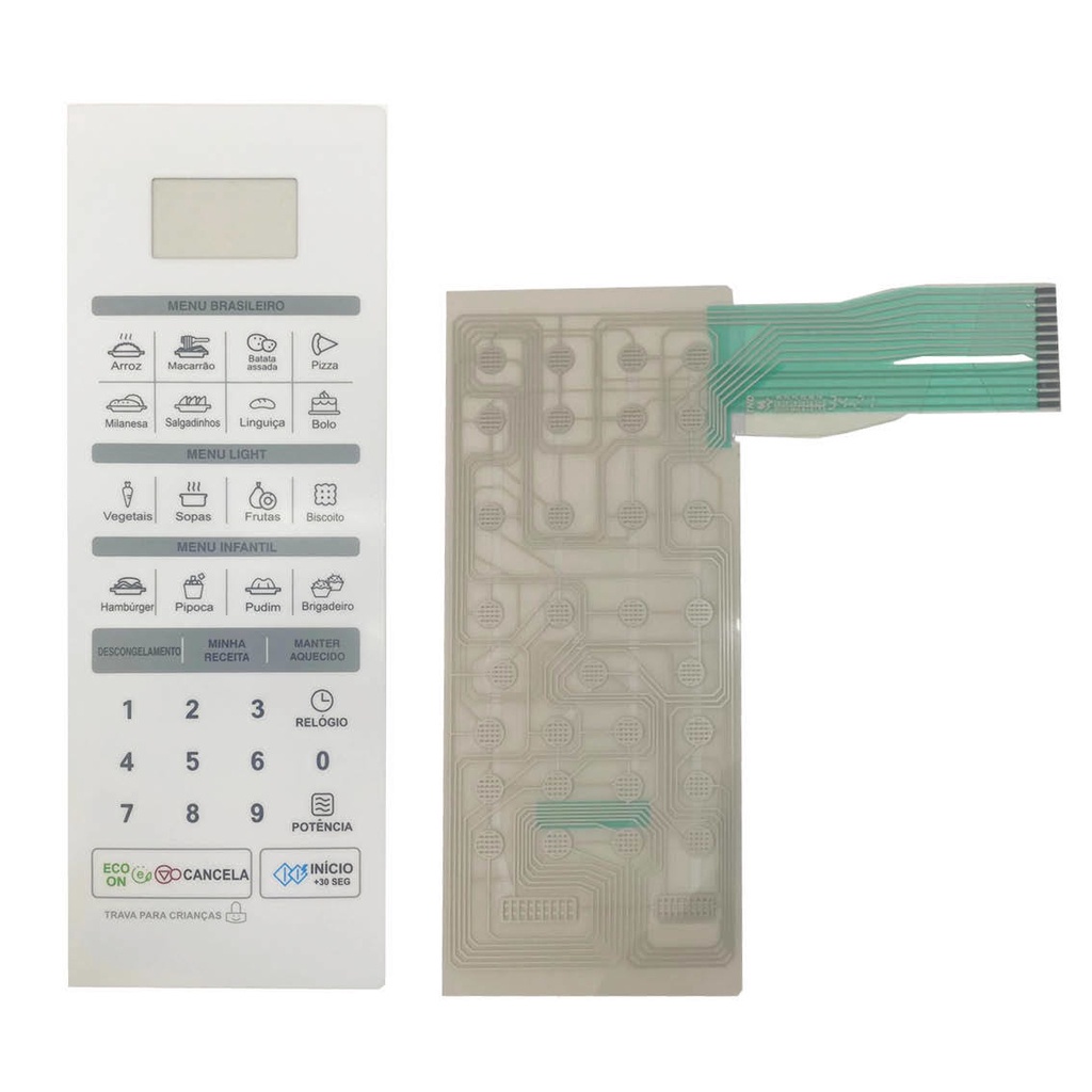 MEMBRANA COMPATIVEL MICROONDAS LG MS 3052 R - MS3052R