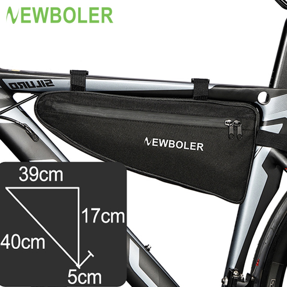 NEWBOLER Triângulo Bicicleta Saco Tubo Frente Quadro Da À Prova D'água Grande Ciclismo Pannier Bolsa De Embalagem Acessórios em Oferta na Shopee