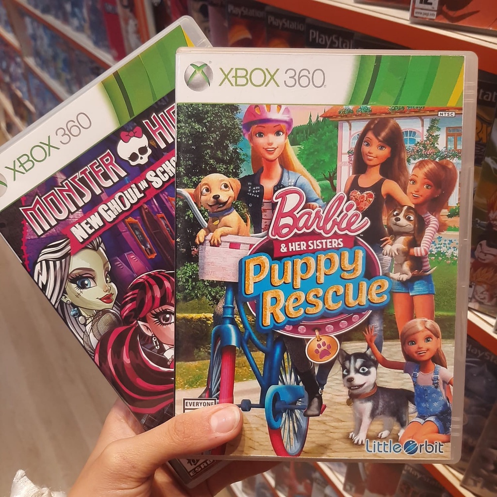 Combo Jogos: Barbie and Her Sisters: Puppy Rescue- Monster High