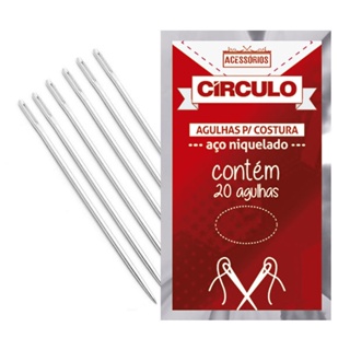 Agulha Costura Manual nº 7 A Mão 1 Pacote Com 20 Unidades Aço Niquelado em Oferta na Shopee