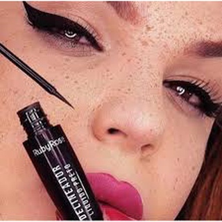 Delineador Líquido Preto Ruby Rose HB-8406