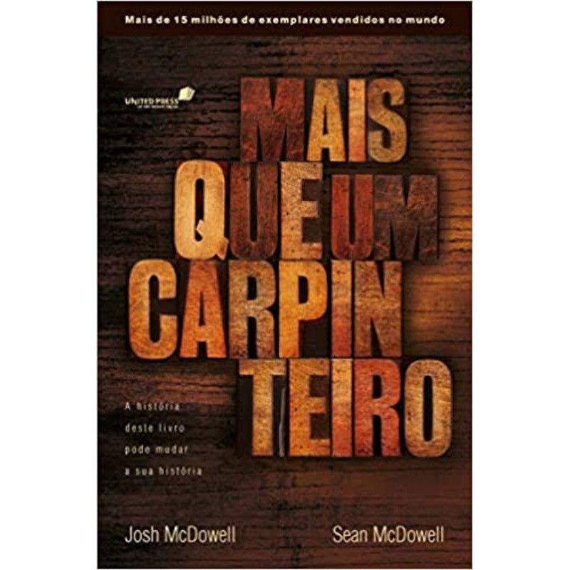 Mais Que Um Carpinteiro | Josh McDowell em Oferta na Shopee