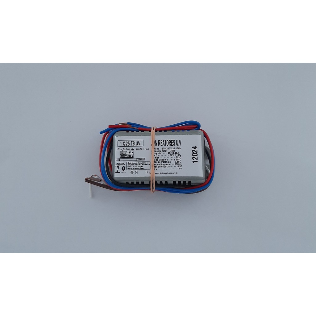 Reator Eletrônico Uvc 25w Para Lâmpadas Ultra Violeta 110/220v em Oferta na Shopee