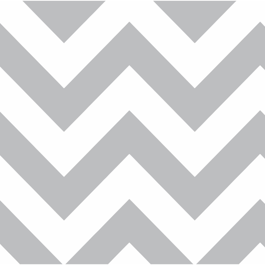 Papel de Parede Chevron Cinza Largo Vários Tamanhos CHE10