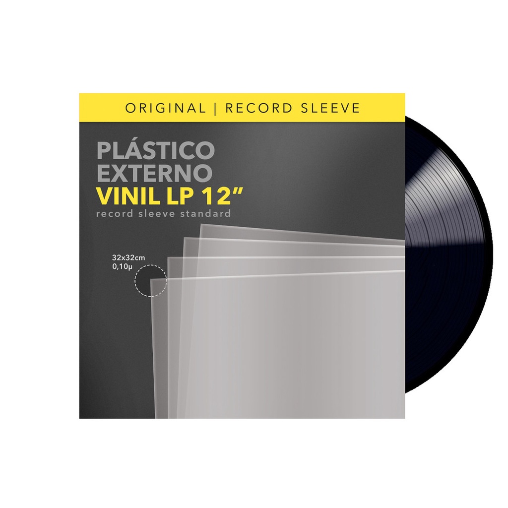 Plastico Vinil Lp Externo 0,10 - 50 Unidades