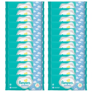Kit Lenços Umedecidos Pampers Cheirinho de Bebê com 1152 Unidades em Oferta na Shopee
