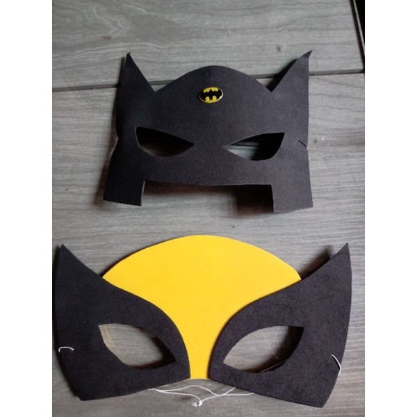 Máscaras do Batman e Wolverine | Shopee Brasil
