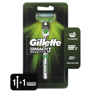 Aparelho de Barbear Gillette Mach3 Sensitive