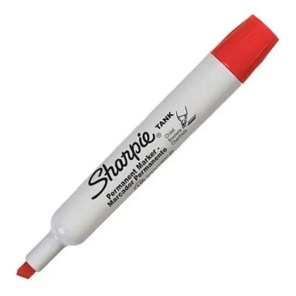 Marcador permanente Sharpie Tank Vermelho