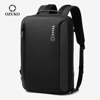 OZUKO Multifuncional Masculino À Prova D'água Carregamento USB Mochila Laptop De 15.6 Polegadas Bolsas De Negócios Para