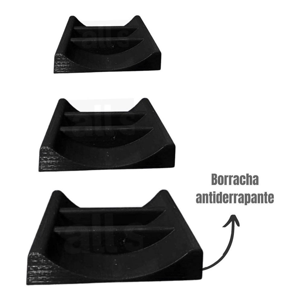 Kit C/ 3 Trava Rodinhas Cadeira Gamer para Jogo Corrida Simulador Escritório Universal