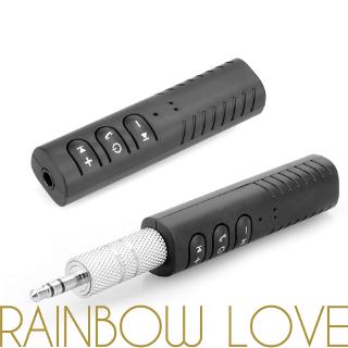 Receptor De Áudio Bluetooth Portátil Hands-Free, 3.5mm Aux Adaptador Bluetooth Stereo Música