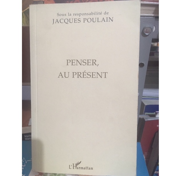 Livro Penser, Au Présent; Jacques Poulain