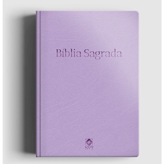 Bíblia Sagrada Slim | NVT | Capa Luxo Roxa
