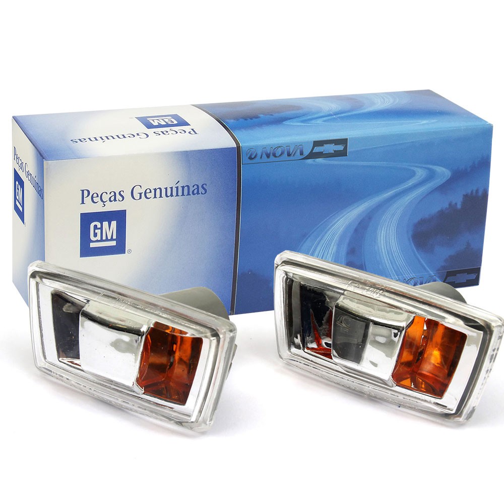 Par Lanterna Seta Pisca Lateral Paralama Vectra 2006 A 2012 em Oferta na Shopee