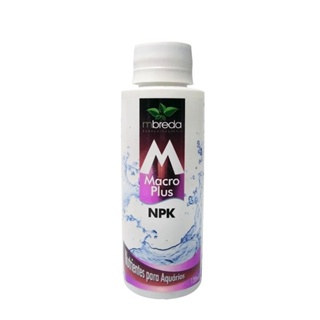 Fertilizante Mbreda Macro Plus Npk 120ml P Aquario Plantado em Oferta na Shopee