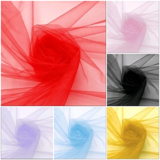 Tecido Tule Liso Diversas Cores 100% Poliéster 5mt x 1,20mt