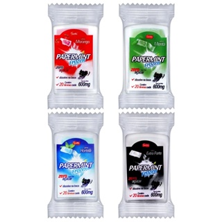 PAPERMINT LÂMINAS REFRESCANTES COMESTÍVEIS ZERO AÇUCAR 600MG DANILLA FOODS em Oferta na Shopee
