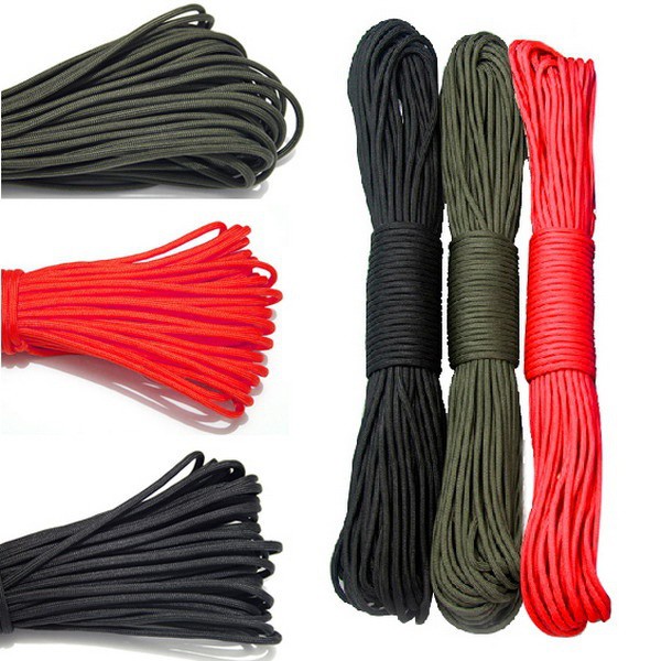 2mm Micro Cabo Paracord Cordão Corda Única Bushcraft Sobrevivência Ao Ar Livre 100ft/31m