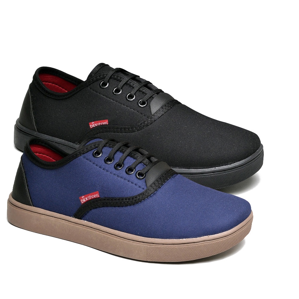 Dexshoes Tênis Masculino Casual Infantil Juvenil Menino Escolar Kit 2 Pares Leve do 27 ao 36