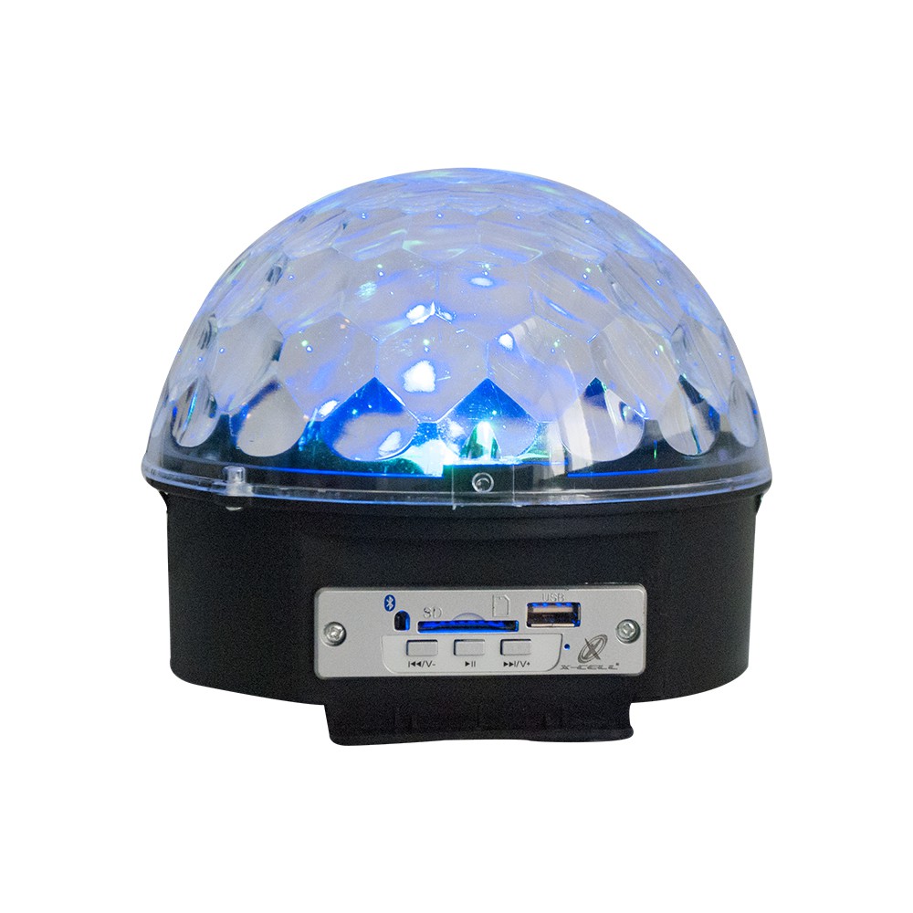 Globo Mágico LED Cristal XC-XL-10 - Globo Mágico Cristal Led 9 Cores Luz Bola Maluca Festa