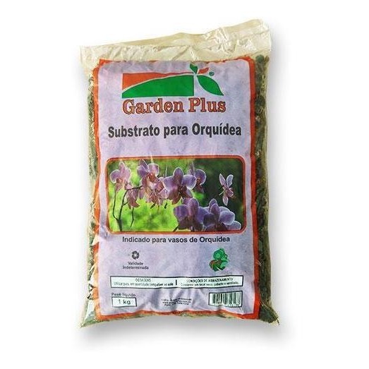 Substrato para Orquídea 1kg Garden Plus | Shopee Brasil