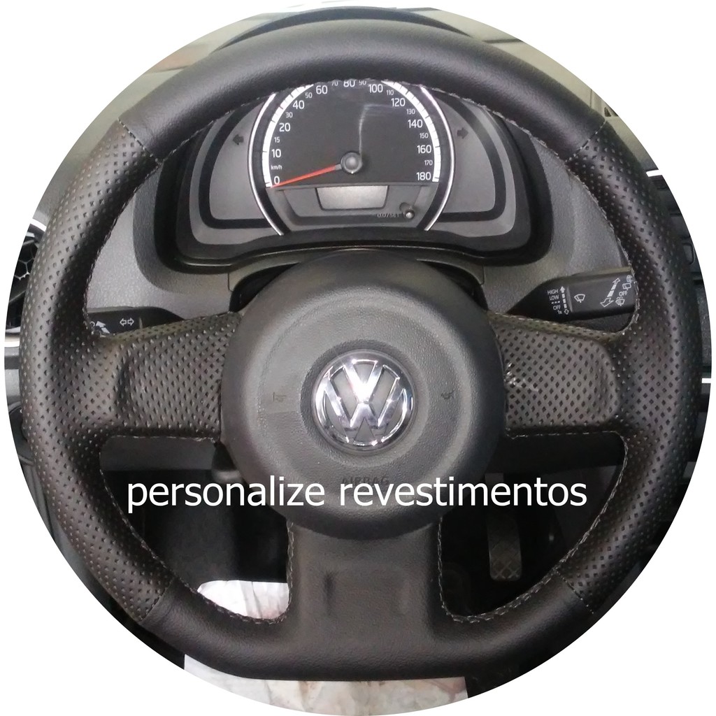 capa de volante costurada vw up em Oferta na Shopee
