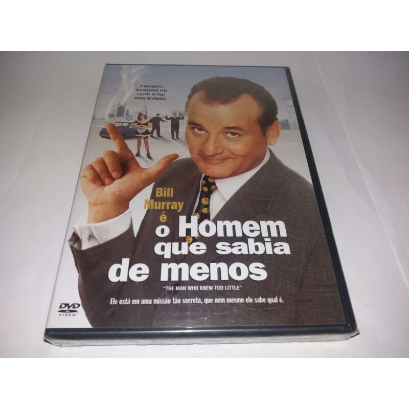 Dvd - O Homem Que Sabia de Menos - 1997 - Bill Murray - Lacrado