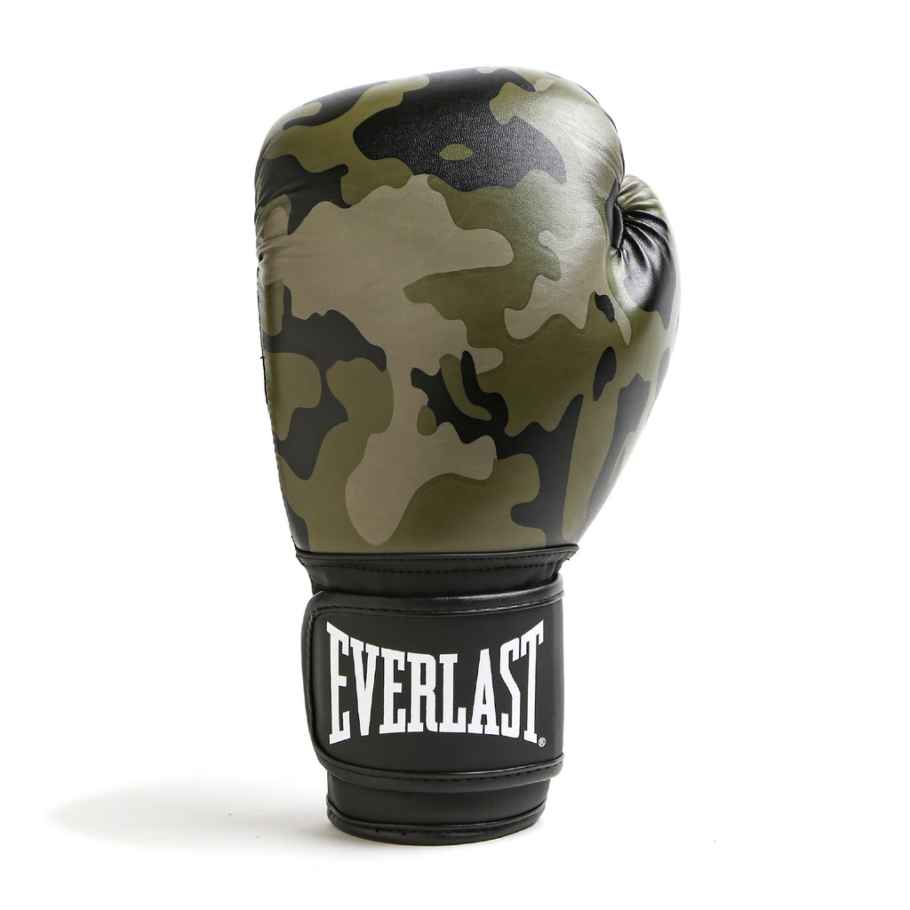 Luvas De Treino Everlast Spark Camuflada Verde / Preto 12 Oz