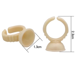 100 unidades Anel Batoque de Silicone Descartavel cilios e sobrancelhas em Oferta na Shopee
