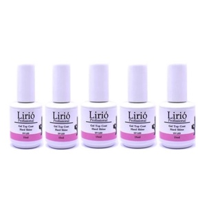 Kit Top Coat Lirió Kit 5 Unidades Durabilidade Unhas De Gel