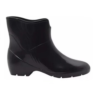 Bota Galocha Preta Feminina Borracha Limpeza Diária Chuva