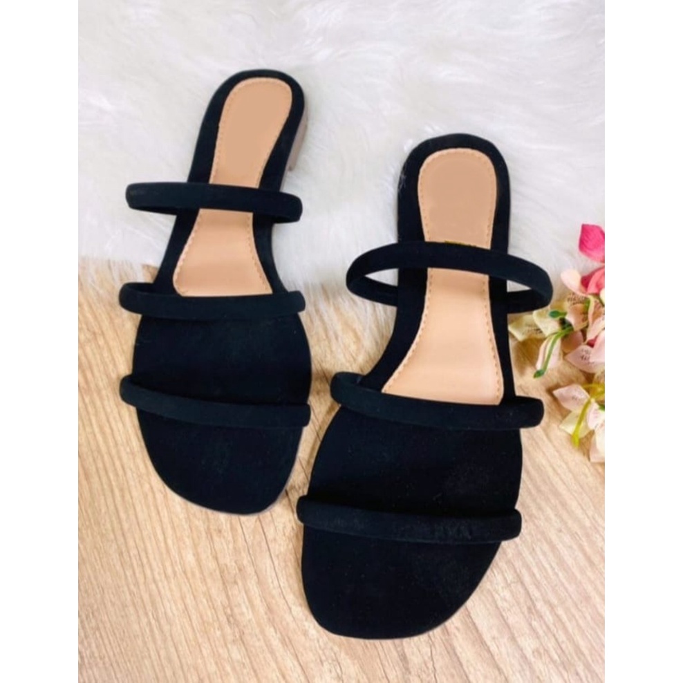 Rasteira Feminina Sandália Metalizada moda praia Rasteirinha tiras confortavel Sapatos Femininos