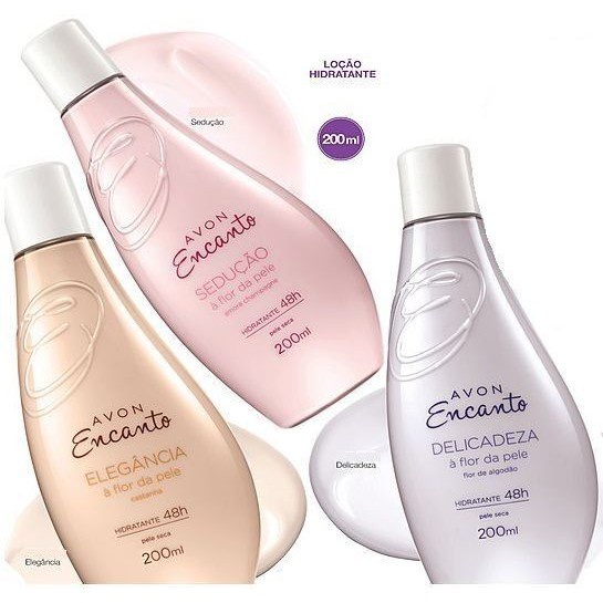 Hidratante corporal encanto AVON - EMBALAGEM ANTIGA - 200ML | Shopee Brasil