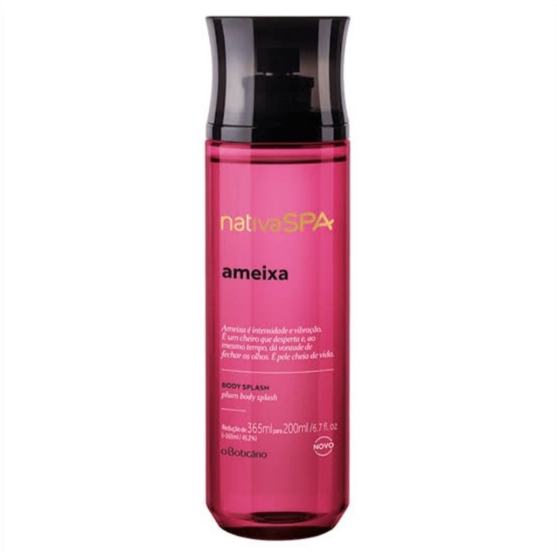 Desodorante Colônia Body Splash Nativa SPA Ameixa e Flor de Ameixa.