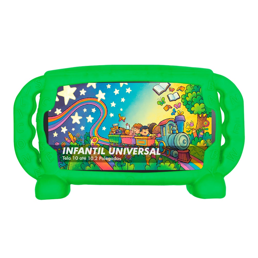 Capa Capinha Infantil Tablet 10 Polegadas Kids Universal Anti Impacto Emborrachada Todas as Marcas