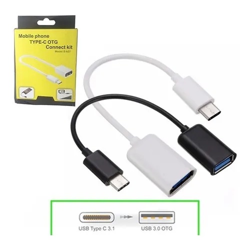 Cabo Otg Tipo C Type C Pendrive Usb Fêmea Celular Smatphone