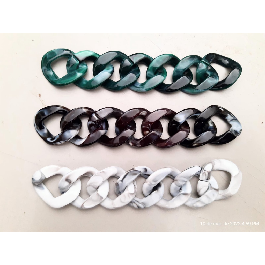 Elo Medio Para Alça De Bolça Tamanho 25mm X 23mm 30pçs