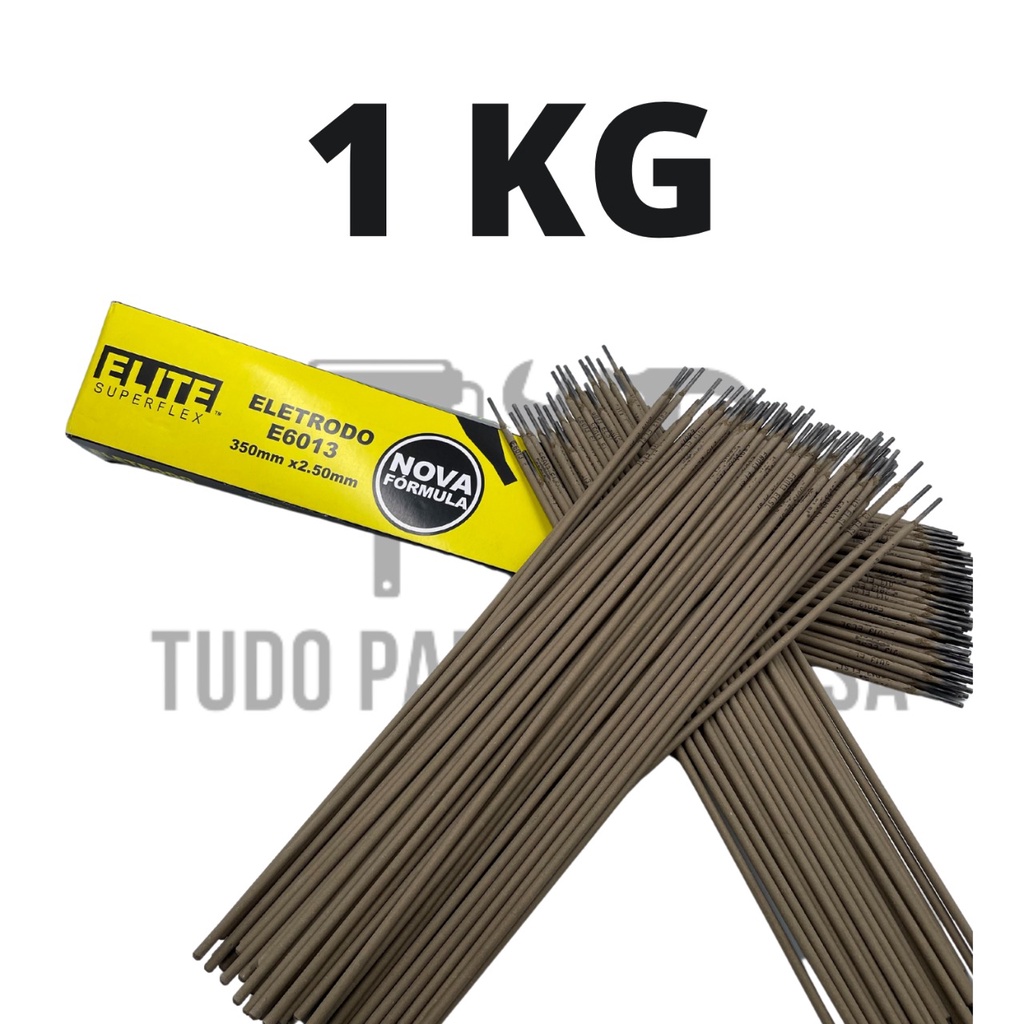 Eletrodo 6013 2.5mm 1KG Solda Elétrica Alto Rendimento Serralheiro