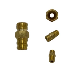 Adaptador Conexão Junção de Roscas 9/16 X 1/4 Para Reguladores Nitrogênio Oxigênio CO2 WWSoldas