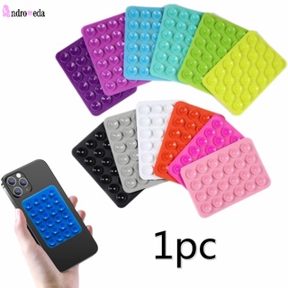 Autocolante De Parede Quadrado Com Ventosas De Sucção De Silicone Suporte Universal Multiuso Para Telefone Celular